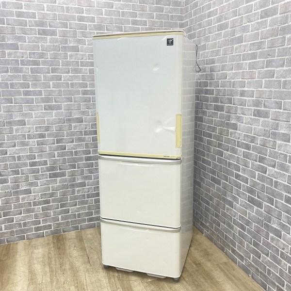 冷蔵庫 3ドア 350L 【プラズマクラスター搭載】 どっちもドア