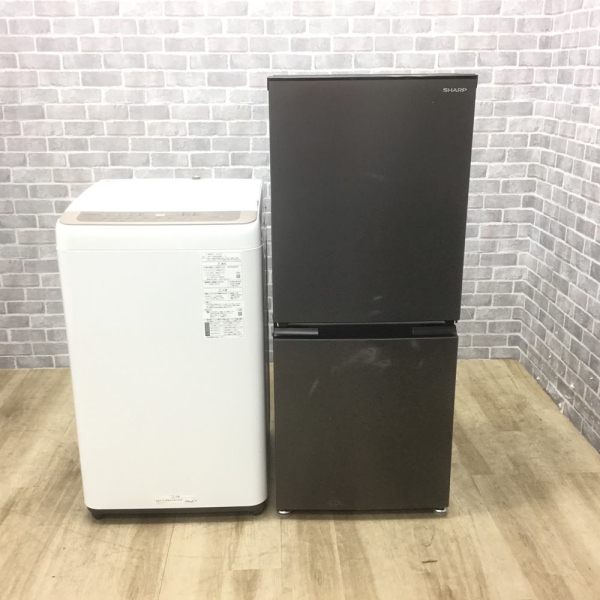 お買い得! 家電2点セット 【冷蔵庫・洗濯機】大容量7kg洗濯機のセット