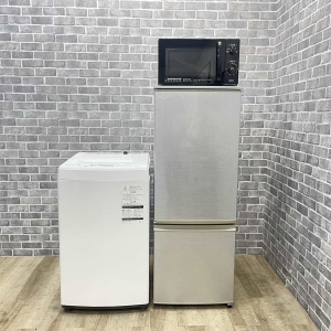 お買い得! 家電3点セット 【冷蔵庫・洗濯機・電子レンジ(全国対応)】