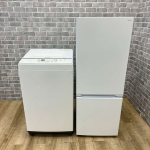 632C 冷蔵庫 洗濯機 高年式 同一メーカーセット 一人暮らし 大きめ55キロ