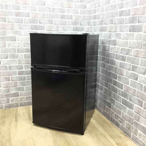 冷蔵庫 2ドア 90L ウィンコド 右開き