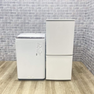 お買い得! 国内メーカー家電2点セット 【冷蔵庫・洗濯機】