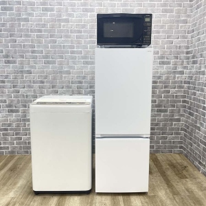 お買い得! 家電3点セット 【冷蔵庫・洗濯機・電子レンジ(全国対応)】 