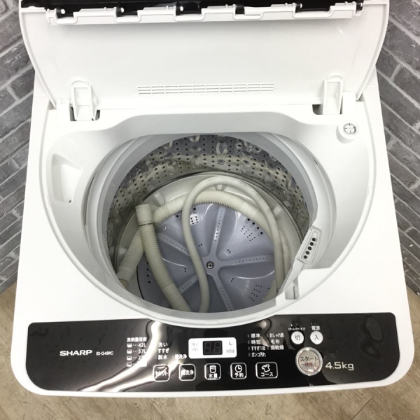 洗濯機 4.5kg シャープ SHARP ES-G45RC 全自動 新生活 2016年製 - 洗濯機