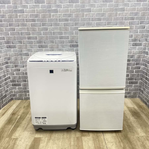 お買い得! シャープ家電2点セット 【冷蔵庫・洗濯機】