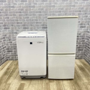 お買い得! シャープ家電2点セット 【冷蔵庫・洗濯機】