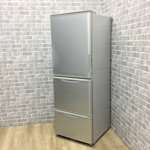 冷蔵庫 3ドア 350L 【どっちもドア】