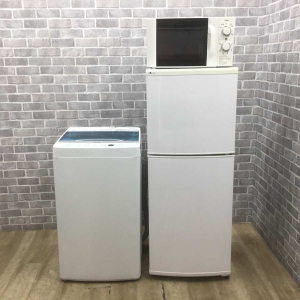 お買い得! 家電3点セット 【冷蔵庫・洗濯機・電子レンジ(東日本専用)】 