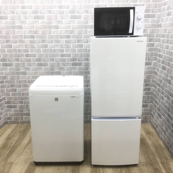 お買い得! 家電3点セット 【冷蔵庫・洗濯機・電子レンジ(東日本専用)】 