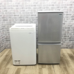 お買い得! シャープ家電2点セット 【冷蔵庫・洗濯機】