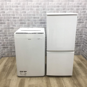 お買い得! シャープ家電2点セット 【冷蔵庫・洗濯機】