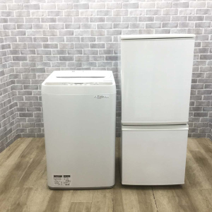 お買い得! シャープ家電2点セット 【冷蔵庫・洗濯機】