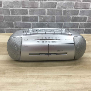 ダブルラジカセ ラジオ カセットプレーヤー AudioComm 【未使用品】