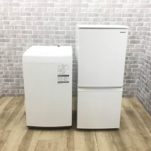 お買い得! 国内メーカー家電2点セット 【冷蔵庫・洗濯機】