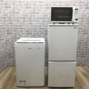 お買い得!  シャープ家電3点セット 【冷蔵庫・洗濯機・オーブンレンジ(角皿欠品)】