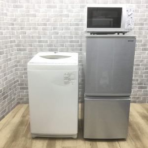 お買い得!  家電3点セット 【冷蔵庫・洗濯機・レンジ】