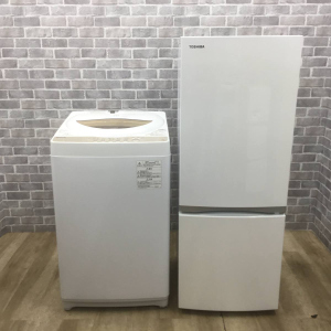 お買い得! 東芝製家電2点セット 【冷蔵庫・洗濯機】