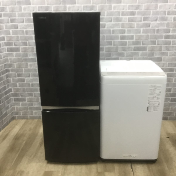 お買い得! 家電2点セット 【大き目153L冷蔵庫・6kg洗濯機セット】