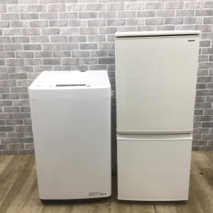 お買い得! 家電2点セット 【冷蔵庫・洗濯機】 使いやすいスタンダードセット