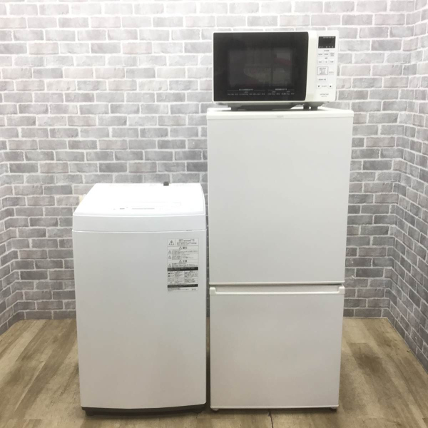 お買い得! 家電3点セット 【冷蔵庫・洗濯機・電子レンジ(全国対応)】 