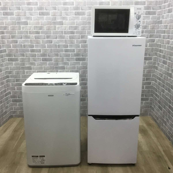 お買い得! 家電3点セット 【冷蔵庫・洗濯機・電子レンジ(東日本専用)】 