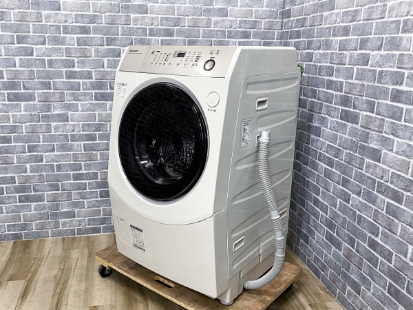 シャープ Sharpドラム式洗濯機 9 0kg 乾燥容量6kg 左開き Es V540 Nl 中古家電の専門店ハッピー シャープ Sharpドラム式洗濯機 9 0kg 乾燥容量6kg 左開き Es V540 Nl 中古家電の専門店ハッピー
