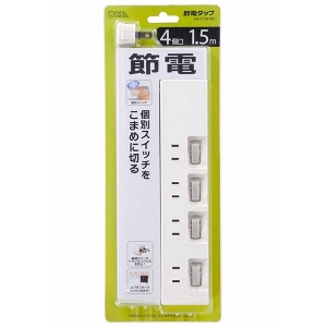 電源タップ 4ヶ口/1.5M 【新品】