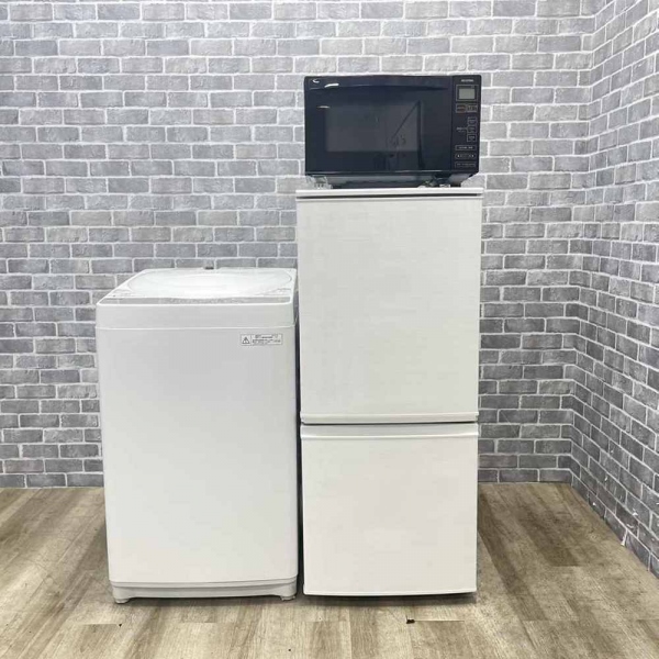 お買い得! 家電3点セット 【冷蔵庫・洗濯機・電子レンジ(全国対応)】 