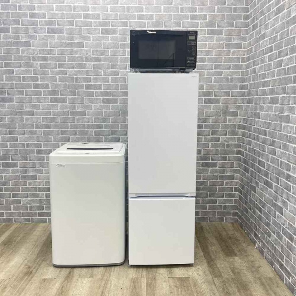お買い得! 家電3点セット 【冷蔵庫・洗濯機・電子レンジ(全国対応)】 