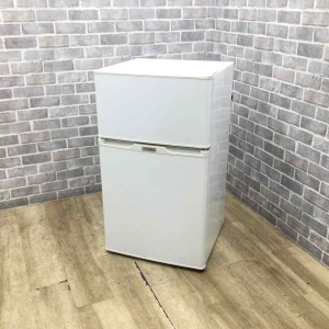 冷蔵庫 2ドア 90L 右開き リムライト