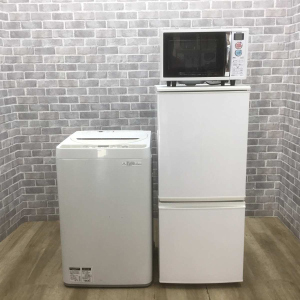 お買い得! シャープ製 家電3点セット 【冷蔵庫・洗濯機・オーブンレンジ】