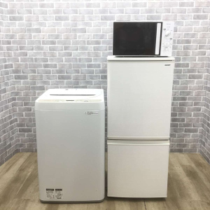 お買い得! 国内メーカー 家電3点セット 【冷蔵庫・洗濯機・レンジ(東日本専用)】