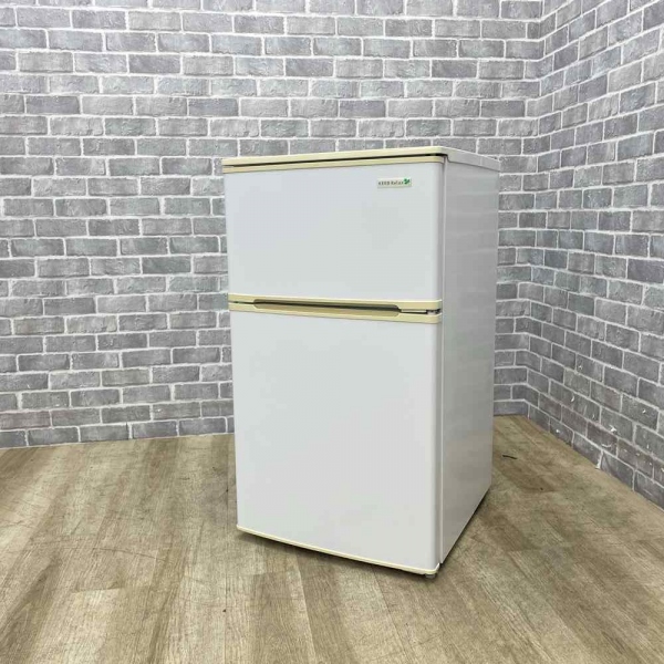 冷蔵庫 2ドア 90L 右開き