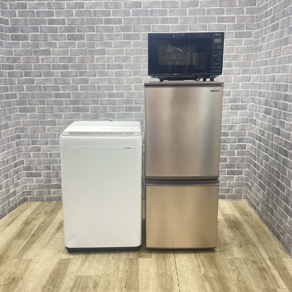 お買い得! 家電3点セット 【冷蔵庫・洗濯機・電子レンジ(全国対応)】 