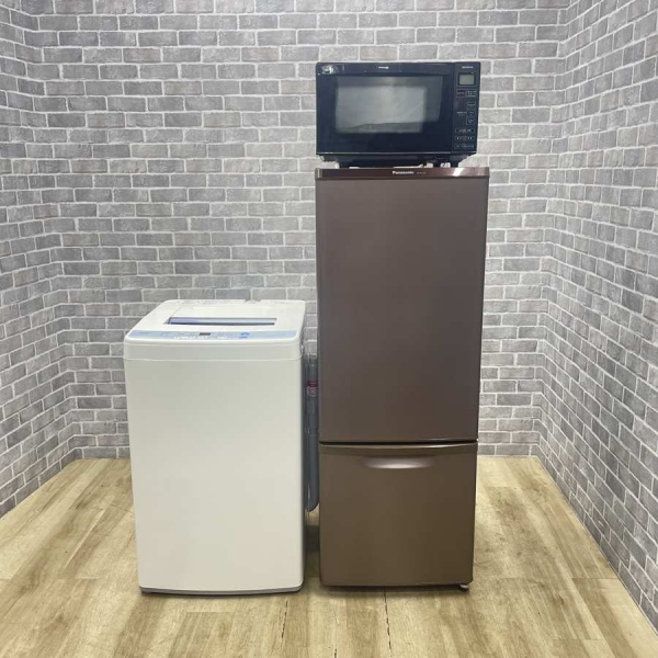 お買い得! 家電3点セット 【冷蔵庫・洗濯機・電子レンジ(全国対応)】 