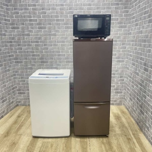 お買い得! 家電3点セット 【冷蔵庫・洗濯機・電子レンジ(全国対応)】 