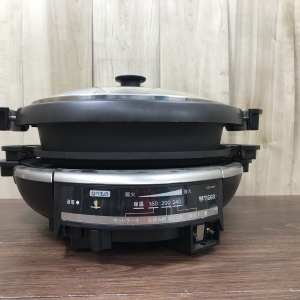 グリル鍋 1200W 付属プレート3枚