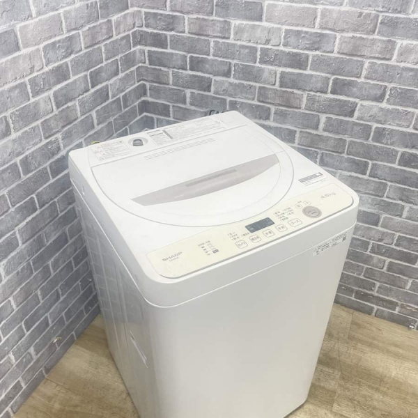 シャープ / SHARP2021年製シャープの新品4.5キロ全自動洗濯機です