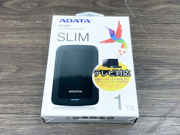 ポータブル外付HDD　1TB　【新品】ADATA