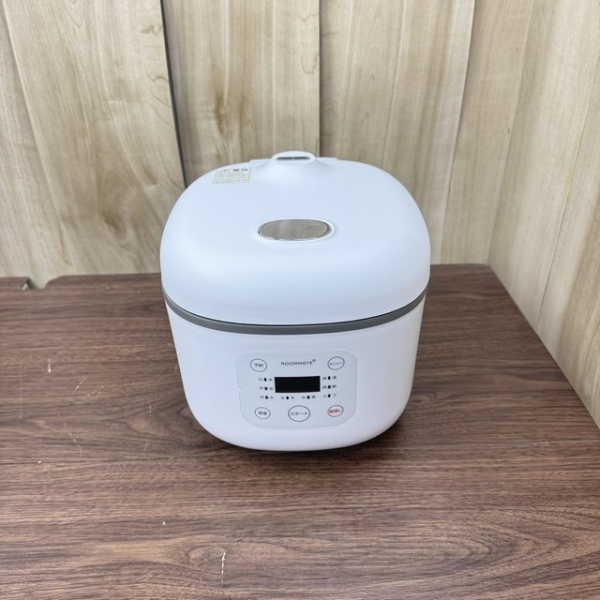 炊飯器 マイコン式 3合炊きROOMMATE 【新品】 |RM-204H WH|中古家電