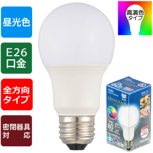 LED電球 60形 昼光色 【新品】