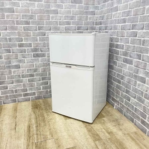 冷蔵庫 2ドア 90L リムライト 右開き