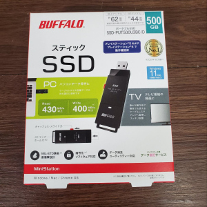 外付けSSDポータブルスティック型  BUFFALO 【新品】