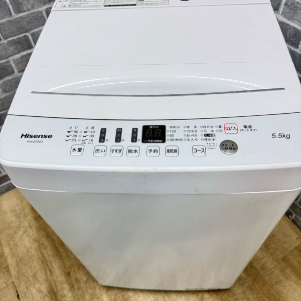 ⑤名古屋市等送料無料★Hisense 洗濯機 HW-E5503 5.5kg