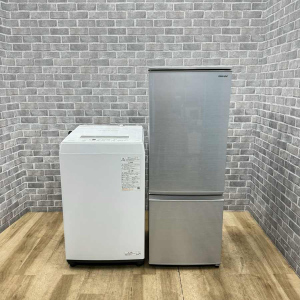 お買い得! 高年式国内メーカー家電2点セット 【冷蔵庫・洗濯機】