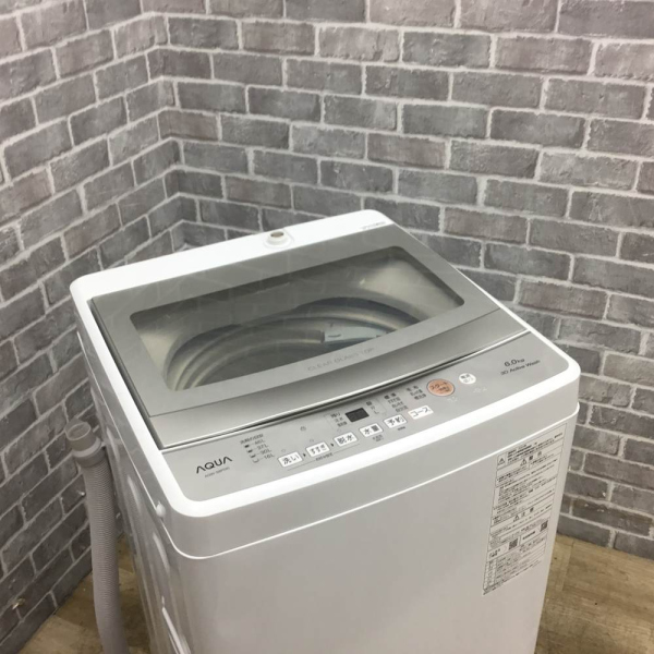 高年式】 2024年式 6kg AQUA 洗濯機 AQW-S6P（アクア / AQUA全