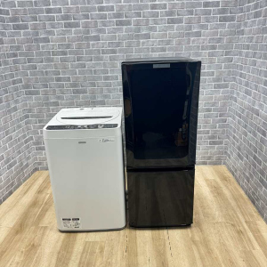 お買い得! 国内メーカー家電2点セット 【冷蔵庫・洗濯機】